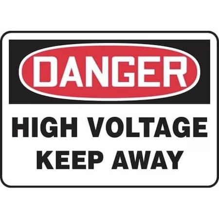 Accuform OSHA DANGER SAFETY SIGN HIGH FRMELC141XP FRMELC141XP